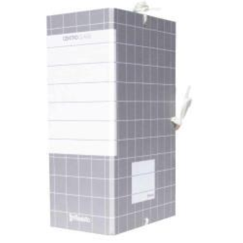 RESISTO CENTRO CLASS FALDONI IN CARTONE CON LACCI RIVETTATI 250X350 mm A4 DORSO 15 CM COL. GRIGIO CONF 10 Pz.